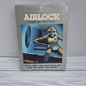 Airlock A Data Age Video Game for Atari 1982 Manual Catalog Collectible Sci-fi